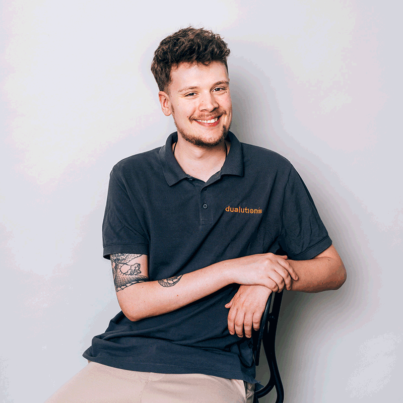 Als SupportCenter Consultant sorgt David Sturm für optimalen IT-Support.