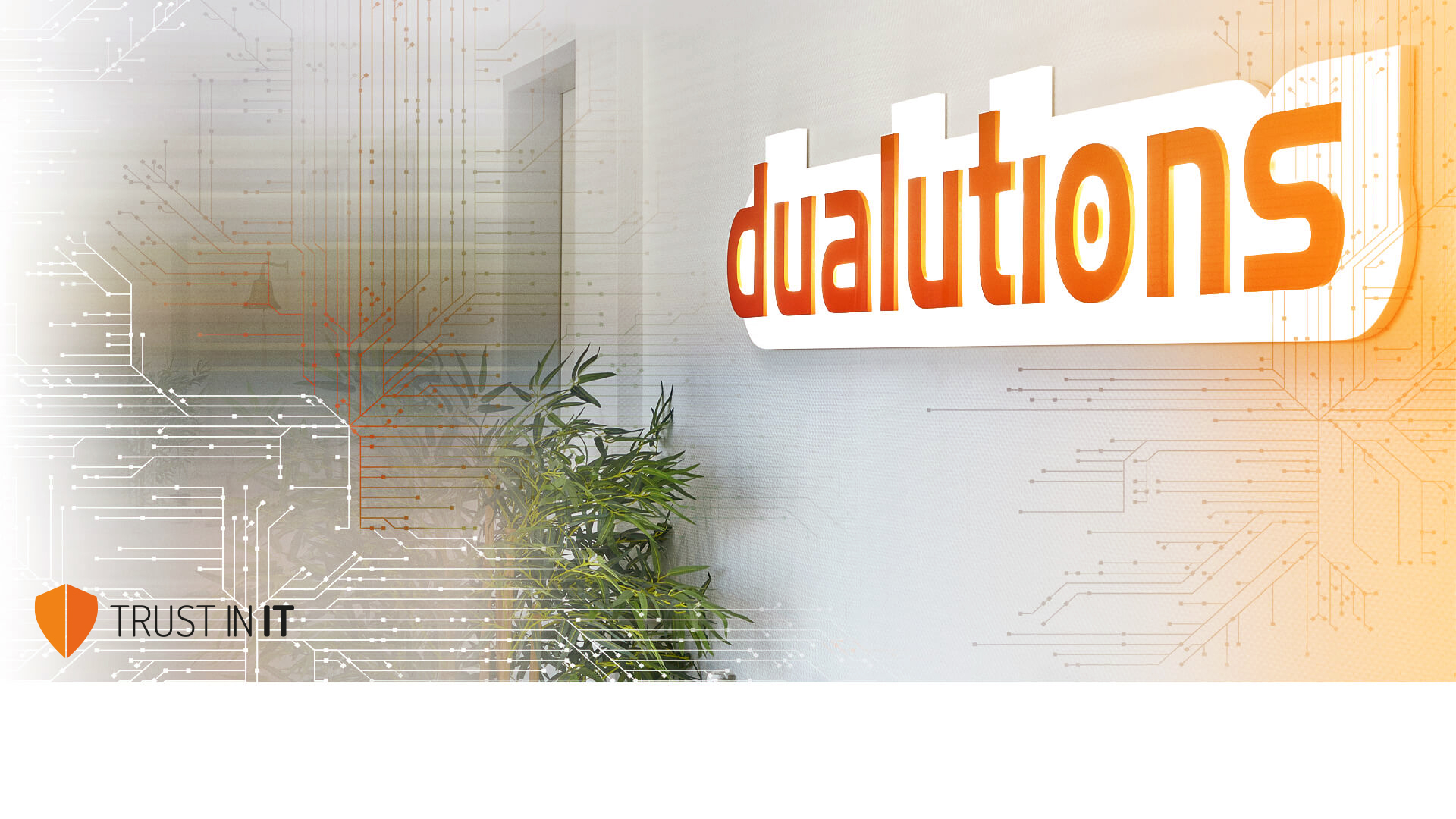 Helles und freundliches Büro des IT-Partners dualutions